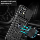 For Motorola Edge 20 Lite Sliding Camera Cover TPU+PC Phone Case(Rose Gold)