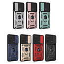 For Motorola Moto G60S Sliding Camera Cover TPU+PC Phone Case(Silver)