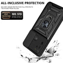 For Motorola Moto G60S Sliding Camera Cover TPU+PC Phone Case(Silver)