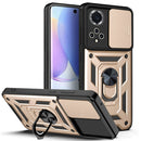 For Huawei nova 9 Sliding Camera Cover TPU+PC Phone Case(Gold)