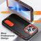 3 in 1 Rugged Holder Phone Case For iPhone 11(Black + Orange)