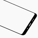 Front Screen Outer Glass Lens with OCA Optically Clear Adhesive for Xiaomi Redmi 5 Plus(Black)