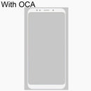 Front Screen Outer Glass Lens with OCA Optically Clear Adhesive for Xiaomi Redmi 5 Plus(White)