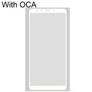 Front Screen Outer Glass Lens with OCA Optically Clear Adhesive for Xiaomi Mi 6X(White)