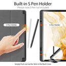 For Samsung Galaxy Tab S8 DUX DUCIS Domo Series Magnetic PU Leather Tablet Case(Black)