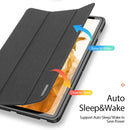 For Samsung Galaxy Tab S8 DUX DUCIS Domo Series Magnetic PU Leather Tablet Case(Black)