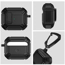 Shield Shockproof Earphone Protective Case with Hook For AirPods 3(Black Yellow)