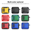 Shield Shockproof Earphone Protective Case with Hook For AirPods 3(Black Yellow)