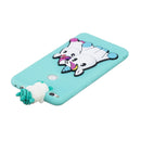 For Huawei P8 Lite 2017 3D Cartoon Pattern Shockproof TPU Protective Case(Couple Unicorn)