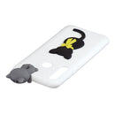 For Huawei P30 Lite 3D Cartoon Pattern Shockproof TPU Protective Case(Little Black Cat)