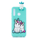 For Huawei P30 Lite 3D Cartoon Pattern Shockproof TPU Protective Case(Couple Unicorn)
