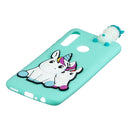 For Huawei P30 Lite 3D Cartoon Pattern Shockproof TPU Protective Case(Couple Unicorn)