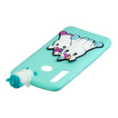 For Huawei P30 Lite 3D Cartoon Pattern Shockproof TPU Protective Case(Couple Unicorn)