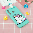 For Huawei P30 Lite 3D Cartoon Pattern Shockproof TPU Protective Case(Couple Unicorn)