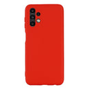 For Samsung Galaxy A13 4G Pure Color Liquid Silicone Phone Case(Red)