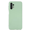For Samsung Galaxy A13 4G Pure Color Liquid Silicone Phone Case(Green)
