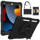 PC + Silicone Combination Tablet Case For iPad 10.2 2021 / 2020 / 2019(Black)