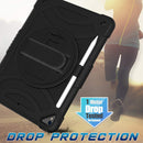 PC + Silicone Combination Tablet Case For iPad 10.2 2021 / 2020 / 2019(Black)