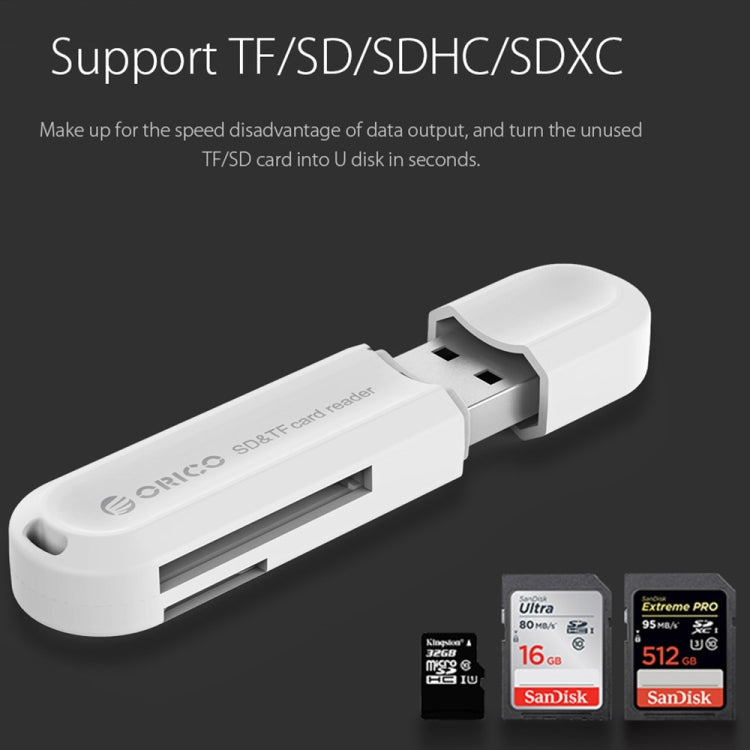 ORICO CRS21 USB3.0 TF / SD Card Reader(Black)