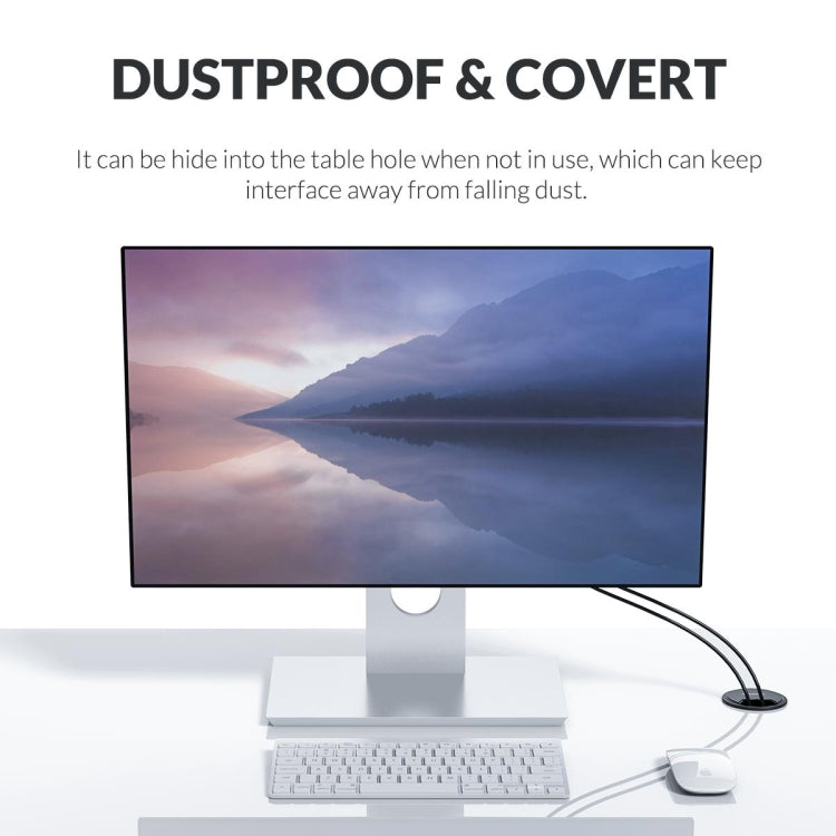 ORICO DESK-4U-BK 4 USB3.0 Port Multifunction Desktop Hub(Black)