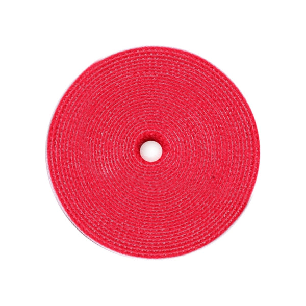 DUX DUICS Stoyobe Circle Hook and Loop Cable Ties, Length: 3m(Red)