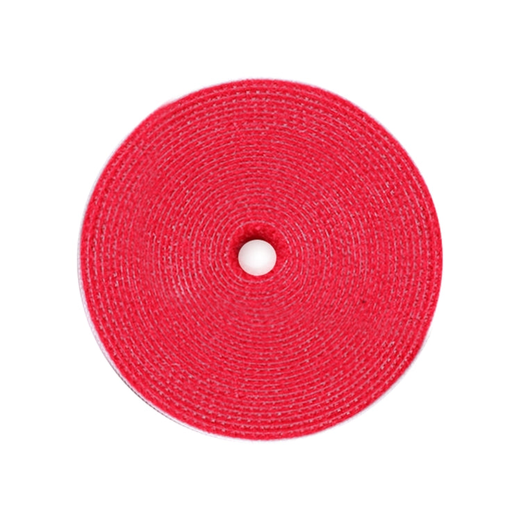 DUX DUICS Stoyobe Circle Hook and Loop Cable Ties, Length: 3m(Red)