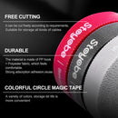 DUX DUICS Stoyobe Circle Hook and Loop Cable Ties, Length: 3m(Black)