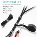 DUX DUICS Stoyobe Circle Hook and Loop Cable Ties, Length: 3m(Red)