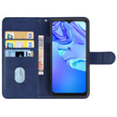Leather Phone Case For TCL 305 / 30 SE / 306 & Sharp Aquos V6 / V6 Plus(Blue)