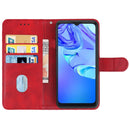 Leather Phone Case For TCL 305 / 30 SE / 306 & Sharp Aquos V6 / V6 Plus(Red)
