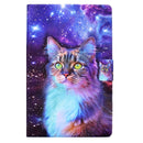 For Samsung Galaxy Tab A 8.0 2019 Electric Pressed TPU Leather Tablet Case(Star Cat)