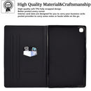 For Samsung Galaxy Tab A 8.0 2019 Electric Pressed TPU Leather Tablet Case(Star Cat)