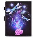 For 7 inch Tablet Electric Pressed TPU Leather Tablet Case(Butterfly)