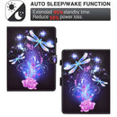For 7 inch Tablet Electric Pressed TPU Leather Tablet Case(Butterfly)