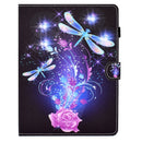 For 8 inch Tablet Electric Pressed TPU Leather Tablet Case(Butterfly)