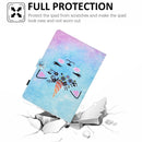 For Samsung Galaxy Tab A8 Sewing Pen Slot Leather Tablet Case(Wildebeest)