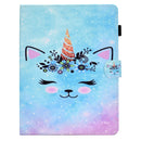 For 10 inch Tablet Sewing Pen Slot Leather Tablet Case(Wildebeest)
