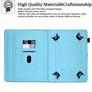 For 10 inch Tablet Sewing Pen Slot Leather Tablet Case(Wildebeest)