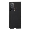 For Honor Magic V Accurate Hole Genuine Leather Shockproof Phone Case(Black)