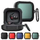 Armor Earphone Protective Case with Hook For Beats Fit Pro(Black + Blue)