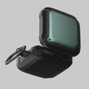 Armor Earphone Protective Case with Hook For Beats Fit Pro(Black + Blue)