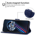 Leather Phone Case For OPPO Realme 9 Pro+(Blue)