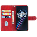 Leather Phone Case For OPPO Realme 9 Pro+(Red)