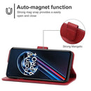 Leather Phone Case For OPPO Realme 9 Pro+(Red)