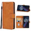 Leather Phone Case For OPPO Realme 9 Pro+(Brown)