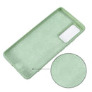 For Samsung Galaxy A73 Pure Color Liquid Silicone Phone Case(Green)