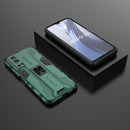 For vivo iQOO Z3 5G Supersonic PC + TPU Shock-proof Phone Case with Holder(Green)