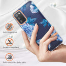 For Samsung Galaxy A03s Flowers and Plants Series IMD TPU Phone Case(Orchid Peony)