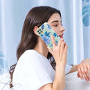For Samsung Galaxy A22 5G Flowers and Plants Series IMD TPU Phone Case(Green Gardenia)
