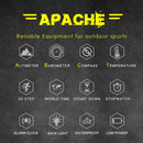 NORTH EDGE APACHE-46 Outdoor Waterproof Men Multifunction Digital Silicone Strap Smart Sports Watch(Black)
